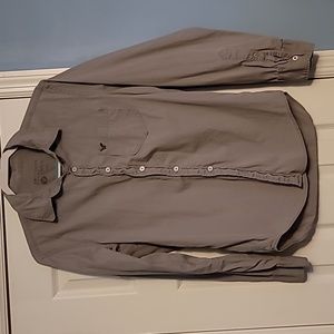 Grey American Eagle Button Down